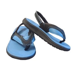 Wonder Nation Blue Toddler Boy Thong Sandals Size 5/6
